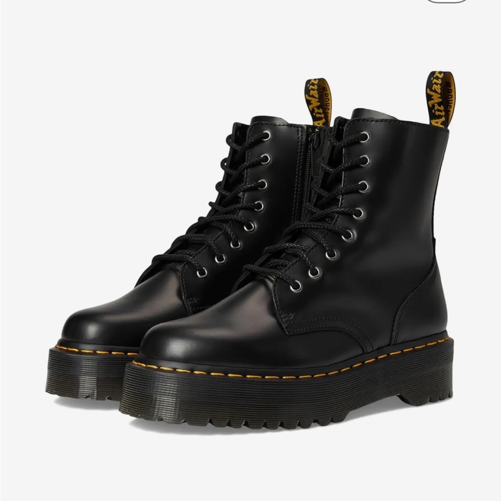 Jaden Boot Smooth Leather Platforms